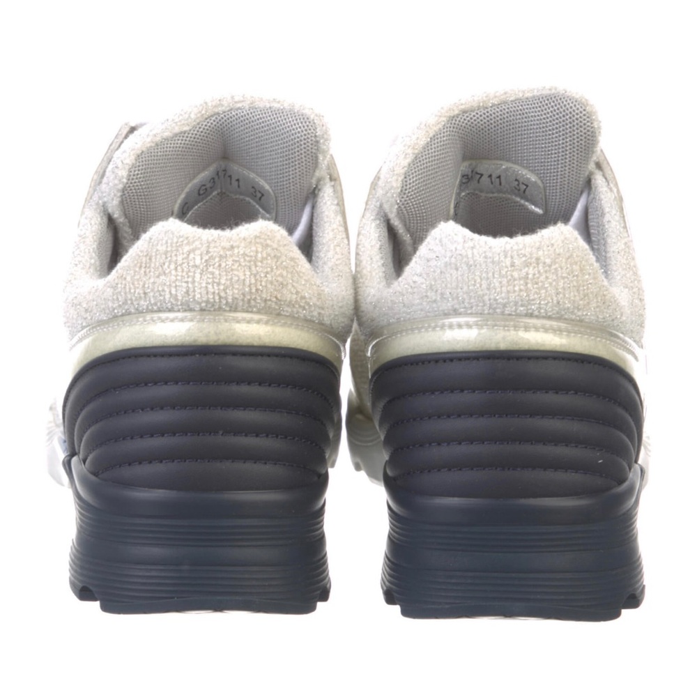 Chanel Wool Low Top Sneakers Size 39.5 - Picture 4 of 5